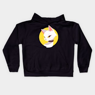 Whisker Wonders Yellow Kids Hoodie